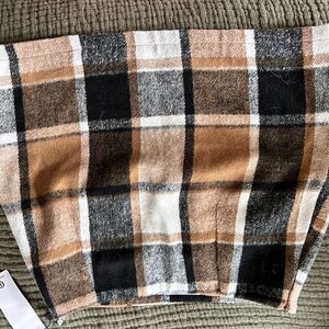 Plaid A-Line Skirt by Unknown Brand